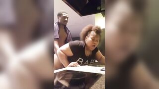 Hot MILF with perfect natural tits gets punished with a big black cock