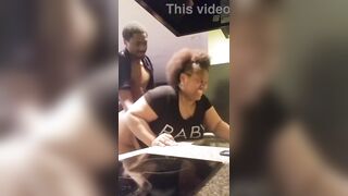 Hot MILF with perfect natural tits gets punished with a big black cock