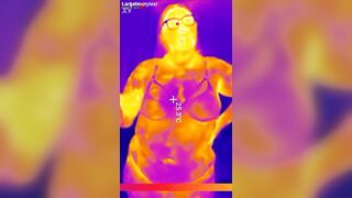 Watch this chubby chick get her ass fingered & stuffed with massive butt plugs in chastity belt - 4 image