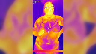 Watch this chubby chick get her ass fingered & stuffed with massive butt plugs in chastity belt - 6 image