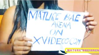 Watch this mature amateur babe Bae Arena get pounded hard in homemade hardcore action