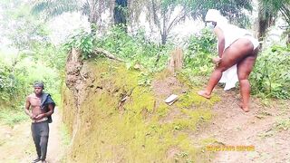 Naughty Village native doctor goes wild with deep throat, pussy fucking & handjob - 5 image