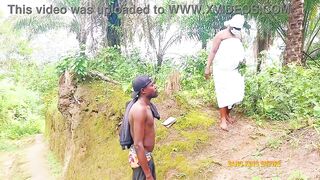 Naughty Village native doctor goes wild with deep throat, pussy fucking & handjob