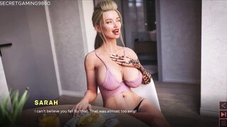 Bimbo Hot Mature MILF Fucks Busty Friend While Perverted Pervert Watches - The Synthetic's 3D Porn Game