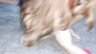 Watch this mature babe with perfect tits and tight pussy get roughed up in the bathroom