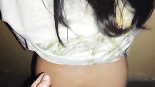 Stepsis with massive natural tits gets rough fucked in the bedroom