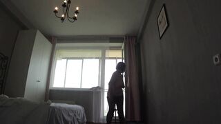 Watch this curvy MILF strip down and show off her juicy body - up close and personal!