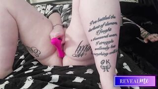 Curvy BBW BED Vibration Orgasms Part 2 - A Solo Masturbation Adventure