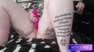 Curvy BBW BED Vibration Orgasms Part 2 - A Solo Masturbation Adventure