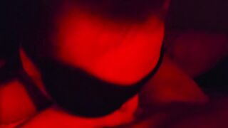 Watch this chubby wife get down and dirty with a big one - Red Light Video #1