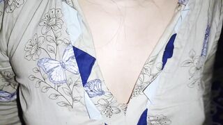 Stepbrother and Stepsister share bed, with some rough sex and big natural tits action - 1 image