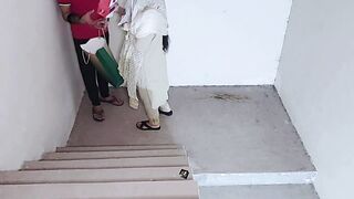 Step sister-in-law gets tight pussy pounded in the bathroom