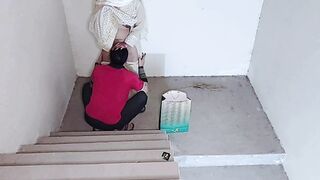 Step sister-in-law gets tight pussy pounded in the bathroom