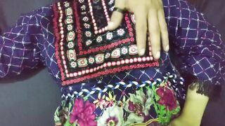 Pakistani Girlfriend with Natural Tits and Big Butt Wants Work Out in Bed - 1 image