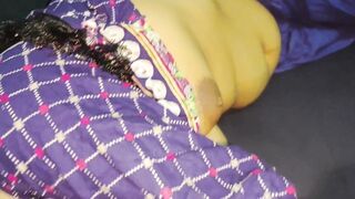 Pakistani Girlfriend with Natural Tits and Big Butt Wants Work Out in Bed - 6 image