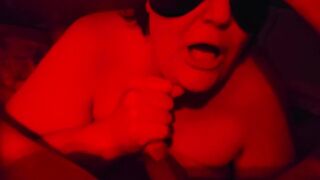 Watch this BBW MILF gagging on my meat in close-up POV action!