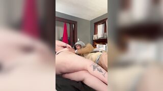 Watch how this horny Polish BBW takes a creampie after getting her pussy stuffed with baby cream - 3 image