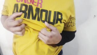 Naughty Stepsister with massive natural tits goes wild in hot roleplay with her husband