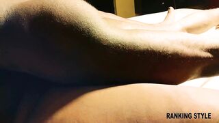 Curvy blonde BBW gets her ass drilled hard in doggy style