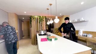 Watch me bang my boss's Latin BBW MILF wife while my big manager cock pounds her ass!