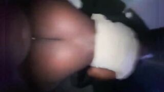 BBW lover gets her first creampie from a big black cock