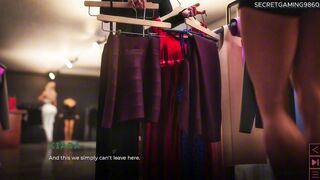Stepson helps busty stepmom get dressed in the fitting room - The Synthetic 07 - 3D Hentai Game
