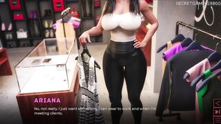 Stepson helps busty stepmom get dressed in the fitting room - The Synthetic 07 - 3D Hentai Game