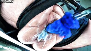 Watch this filthy bbw get her creamy pussy pounded and squirt like a fountain