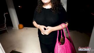 Harper B's first time swallowing cum in her first amateur anal audition! - 1 image