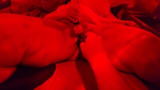 Red Light BBW gets drilled hard with toy before being slammed with sawzall - 1 image