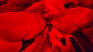 Red Light BBW gets drilled hard with toy before being slammed with sawzall