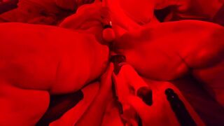 Red Light BBW gets drilled hard with toy before being slammed with sawzall