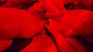 Red Light BBW gets drilled hard with toy before being slammed with sawzall