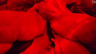 Red Light BBW gets drilled hard with toy before being slammed with sawzall