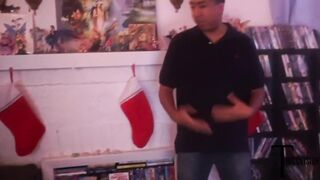 Watch this white BBW christmas party with a huge black cock and a busty white cougar!