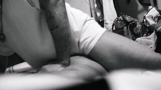 Get your curvy Latina ready for bed with a close-up view of her getting ready for bed