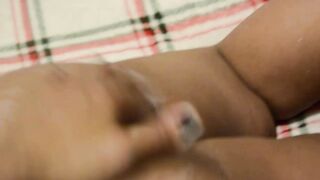 Get your curvy Latina ready for bed with a close-up view of her getting ready for bed