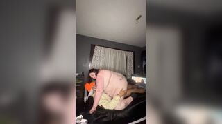 Watch this BBW squirt while taking on a massive BBC, then get pounded with a hot load inside her! - 10 image