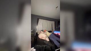 Watch this BBW squirt while taking on a massive BBC, then get pounded with a hot load inside her! - 4 image