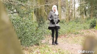 Watch these kinky mature babes with big natural tits encounter each other in a steamy pussy-licking lesbian encounter - 1 image