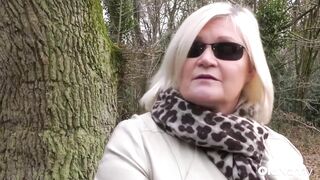 Watch these kinky mature babes with big natural tits encounter each other in a steamy pussy-licking lesbian encounter