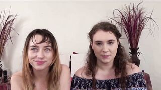 Hot big tit blonde MILFs get their tight pussies pounded hard by a hung stranger on a casting couch