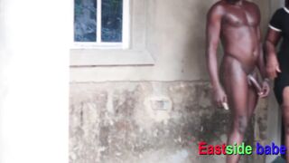 Watch this chubby ebony MILF take a massive BBC deep in her pussy & get a hot creampie! - 12 image