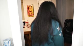 My step-sister is a total BBW slut and I can't resist fucking her hard and rough