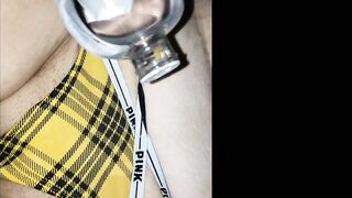 Sexy amateur BBW Guccipussy 2018 gets her pussy licked and filled with a huge cock - 4 image