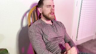 Boss humiliates employee with her big tits and ass, then makes him fuck her for his job