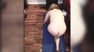 Sexy BBW MILF does naked yoga with Jerkoff to the beat and gets rewarded with a big ass pounding! - 11 image