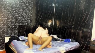 My BBW sister-in-law offers me her massive tits and ass after folding my clothes - POV homemade sex with a big cock and rough sex