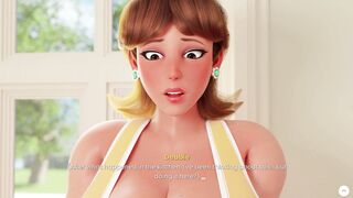 Stepmom with massive tits and a huge ass takes on stepson's big cock & takes it in her mouth and face - 4 image