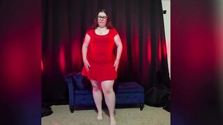 Curvy BBW tries on dresses & heels, then gets a hard pounding - 2 image